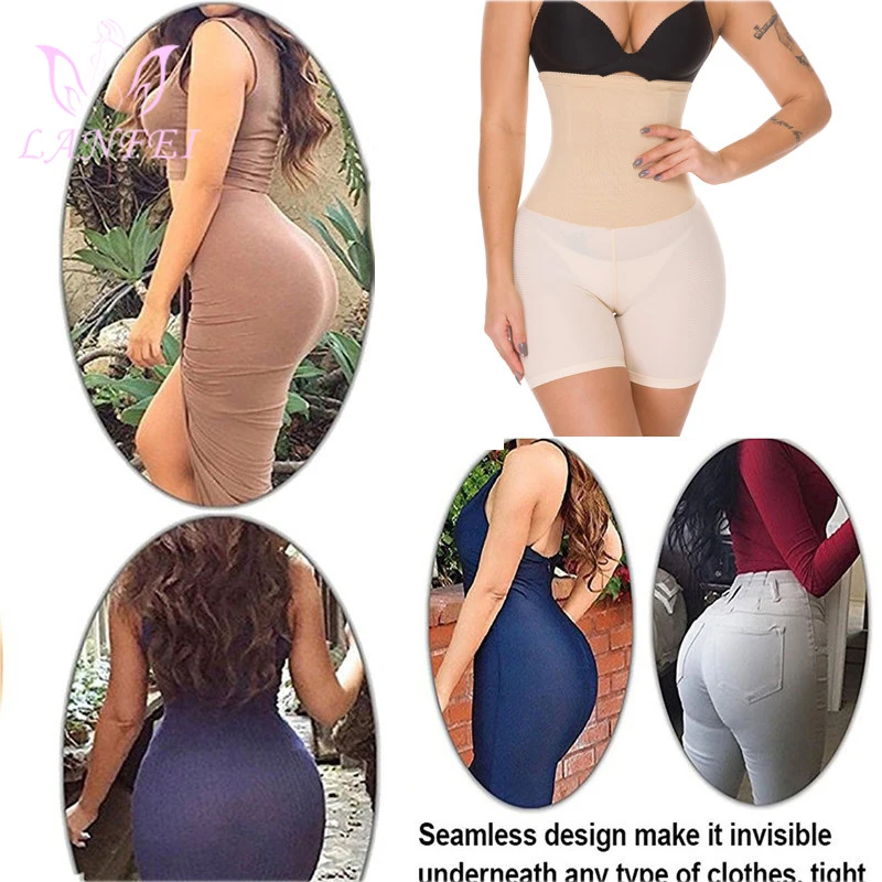 LANFEI утягивающие брюки для живота Утягивающие трусики тела дышащие с высокой