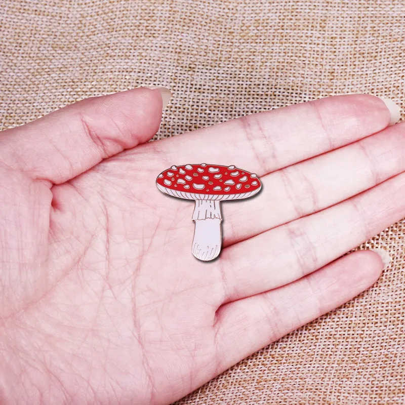 Значок с красной кепкой смерти Fly Agaric toadstools