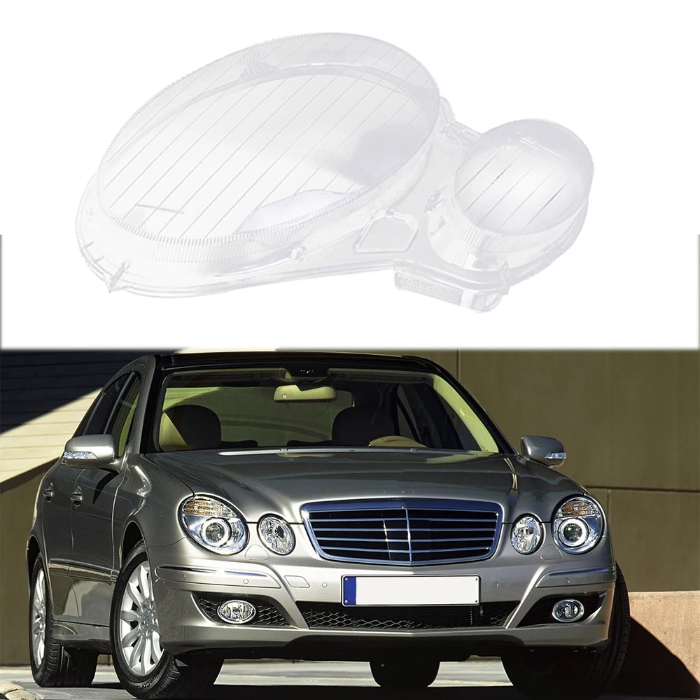 Автомобильные фары объектив Стекло Крышка для Benz W211 E240 E200 E350 E280 E300 2002 2008 Lampcover