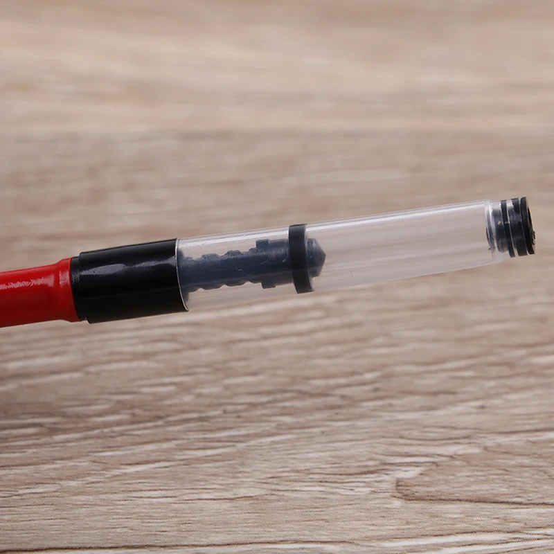 1 шт. универсальная авторучка черный красный чернильный конвертер