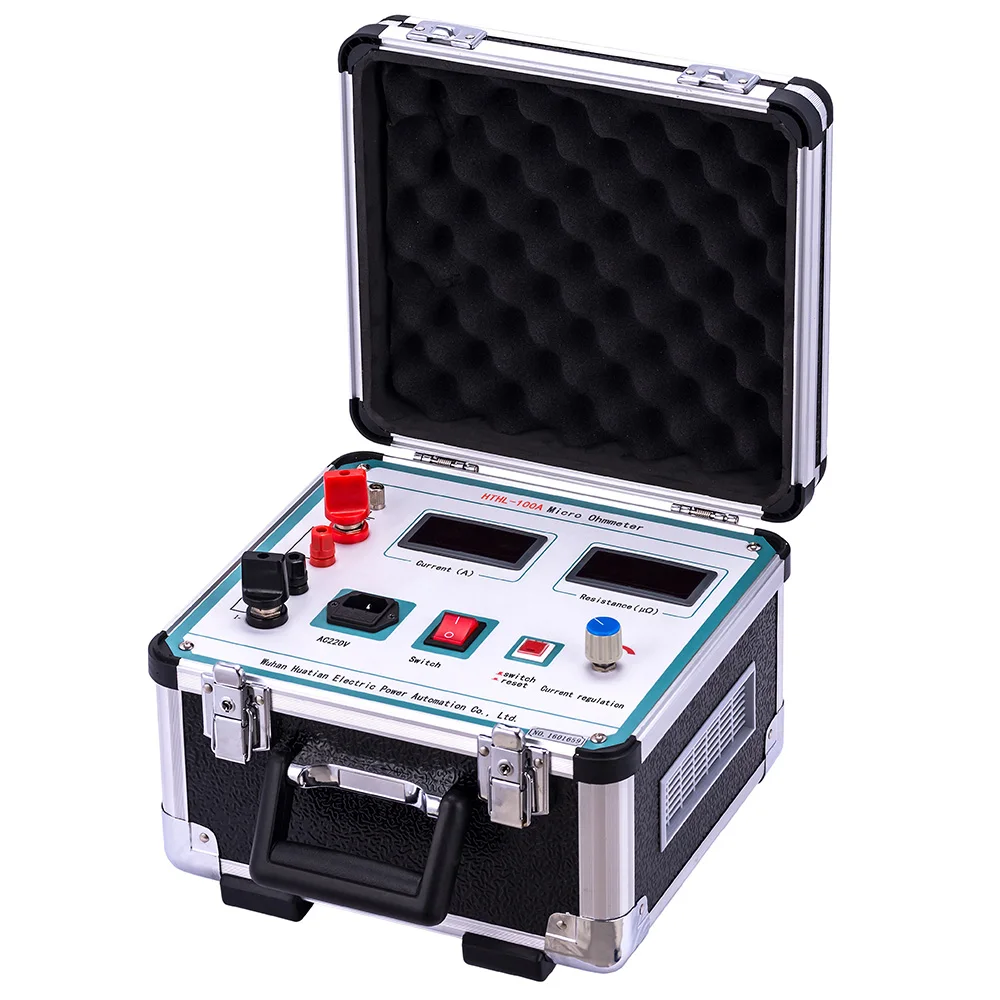 

HTHL-100A Wholesale Strong Anti-interference Switch Loop Contact Resistance Tester Digital Micro Ohmmeter