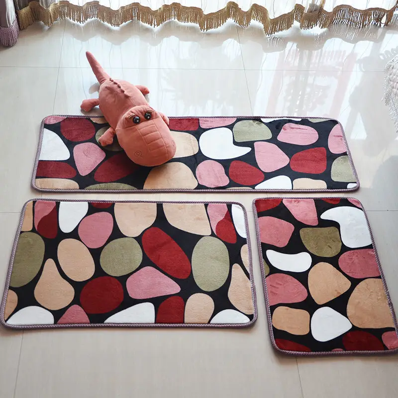 Economici 3 Pz/set Multi Funzione Di Uso Domestico Di Porte Zerbino Camera Da Letto Cucina Bagno Ingresso Tappeti Pavimento Fragile Zerbino Tappeti Tavolino Nuovo