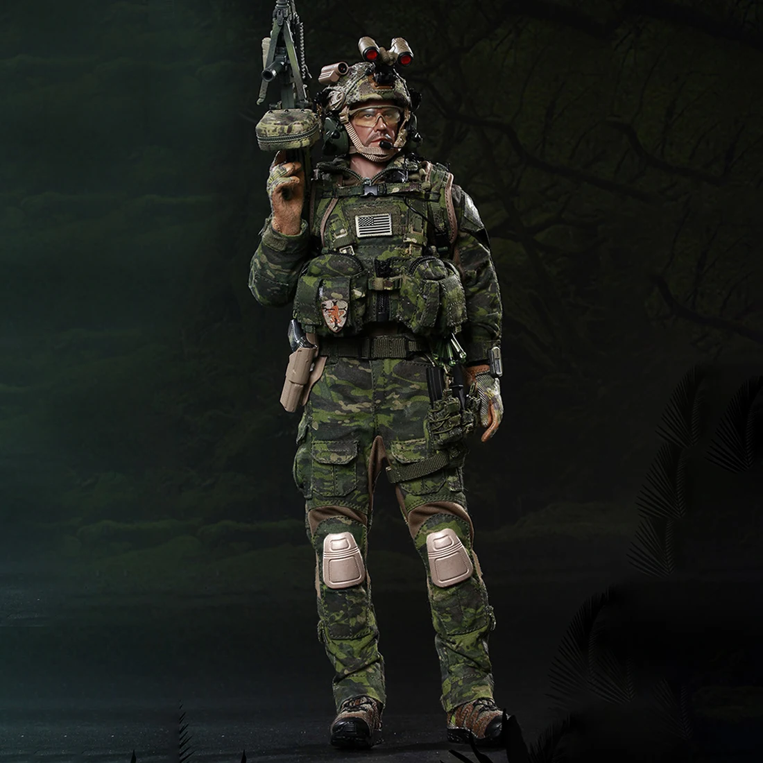 1/6 30 см модель солдата Реалистичная голова скульптура DIY подвижный Devgru джунгли обеззараживание Военная фигура