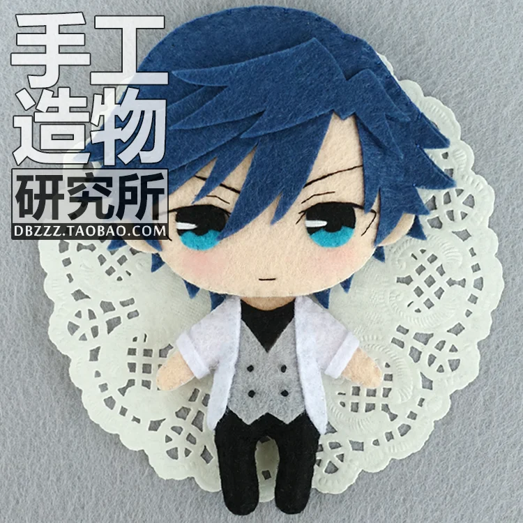 

Hot sale DIY Handmade Toy Uta no Prince Sama Ver.SNOW Ichinose Tokiya Hanging Plush Hanging Keychain Doll Material Cosplay Prop