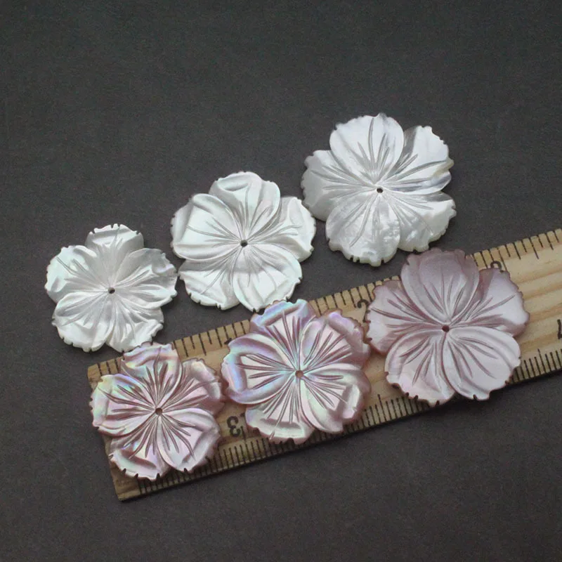 Натуральный жемчуг 25 30 мм большая оболочка цветок ювелирных изделий и DIY ожерелье