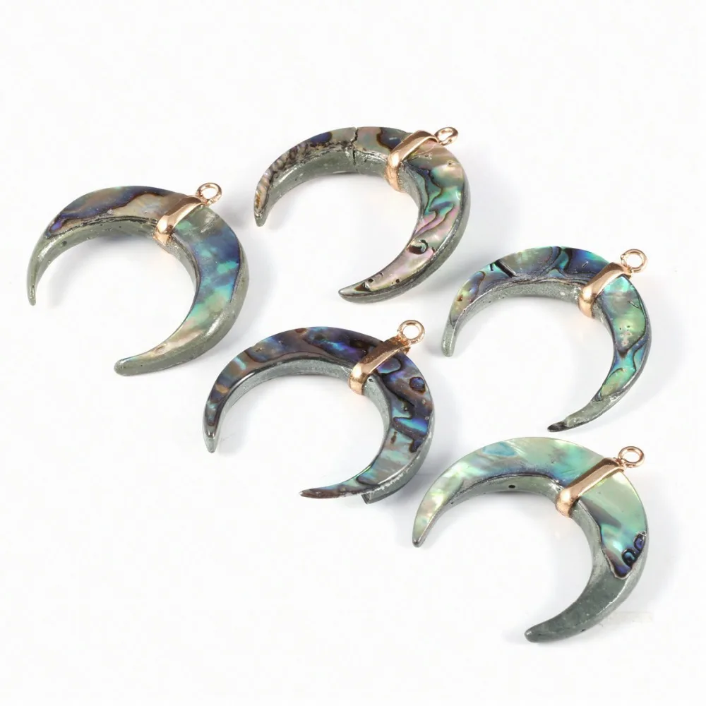 

Natural Pearl Fritillary Abalone Shell Pendant Fashion Jewelry DIY Necklace Pendant Jewelry Making 32*34mm