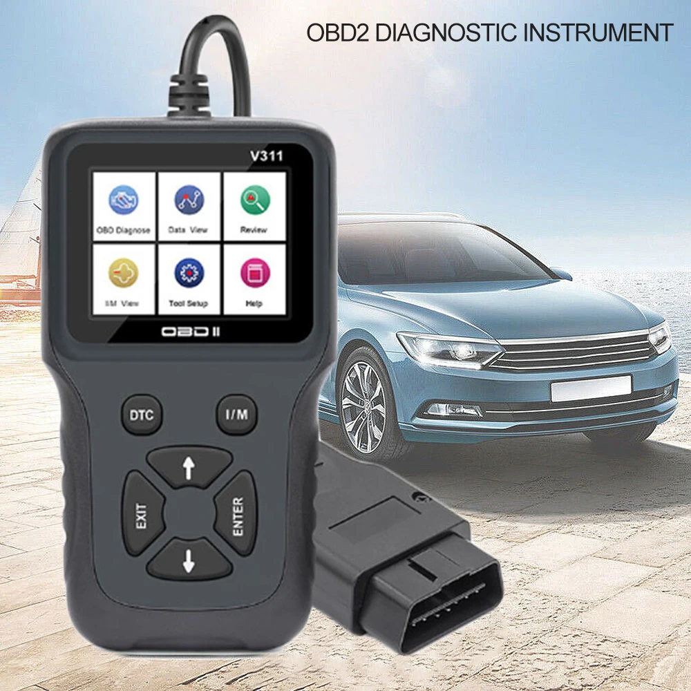 V311 OBD II Автомобильный сканер коррекция пробега одометр регулировка программатор