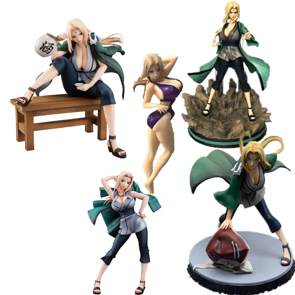 Японское аниме Tsunade экшн-фигурка из ПВХ игрушка GK игровая статуя Аниме фигурки