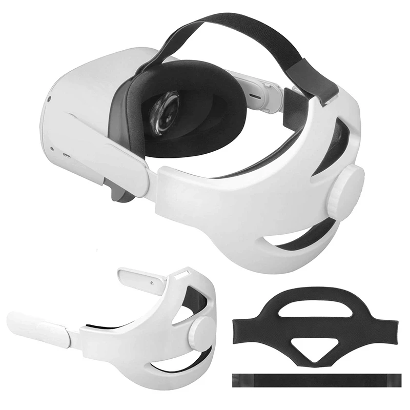 

Esimen Q2 Adjustable Head Strap for Oculus Quest 2 Elite Strap Headband Comfort Foam Pad Strap