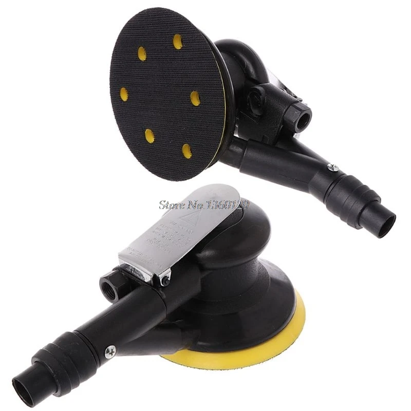 5 Inch Round Air Palm Random Orbital Sander Pneumatic Polisher Hand Sanding Tool Machine Electric Woodworking Grinder | Инструменты