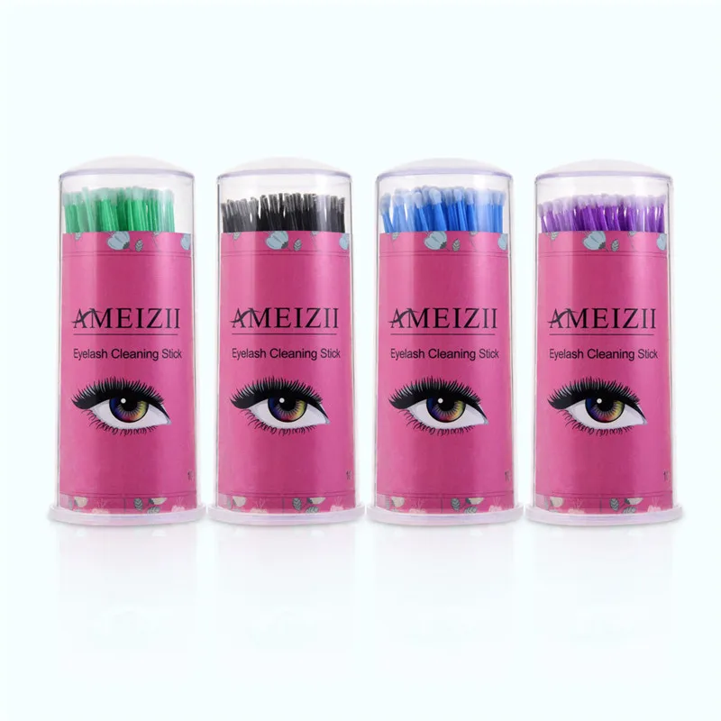 Новинка 100 шт. Хлопковые Тампоны прочные Микро одноразовые щеточки для