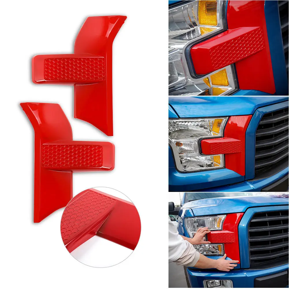 Для Ford F150 2015 + Автомобильный передний бампер крышка решетки радиатора аксессуары