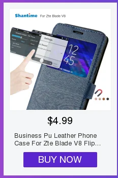 Деловой чехол из искусственной кожи чехол для телефона Zte Blade V8 флип-чехол для Zte Blade V8 Чехол-книжка с окошком для просмотра Мягкий ТПУ силиконовый чехол-накладка