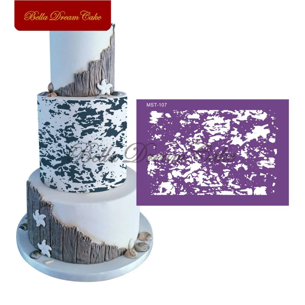 Пасмурная фотоформа для торта сахарные животные сетчатые трафареты инструмент
