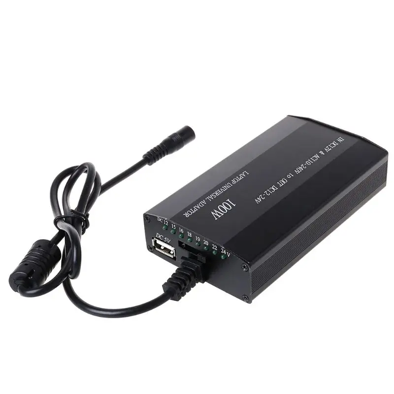 100 Вт Универсальный адаптер переменного тока зарядное устройство Шнур для