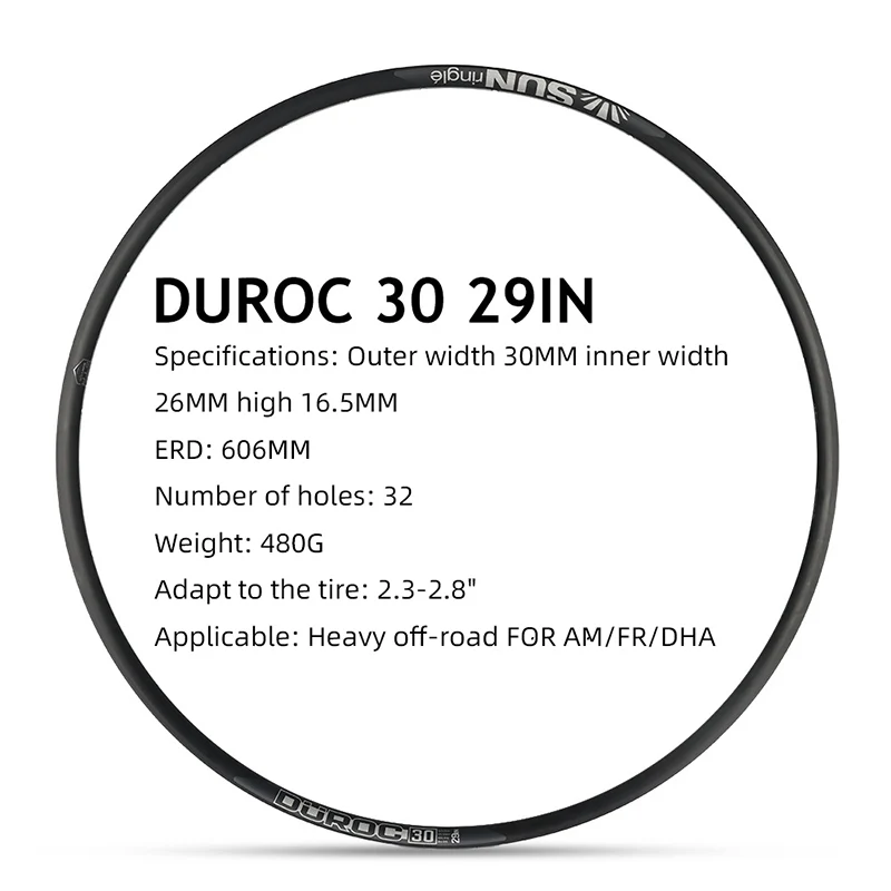 SUNRingle DUROC 30 35 40 велосипедный обод из алюминиевого сплава горный велосипед 29 27 5