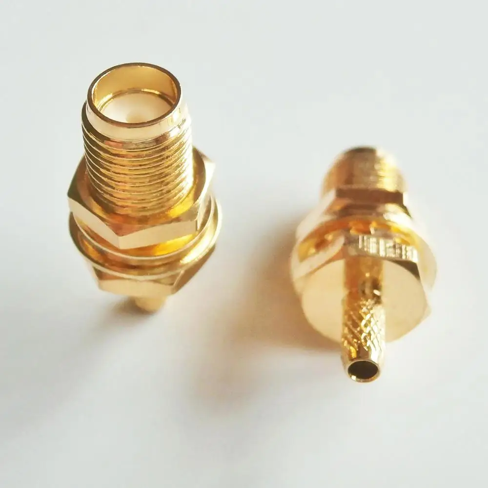 RF коннектор RPSMA RP SMA гнездовой обжим для RG316 RG174 RG179 LMR100 кабель с уплотнительным