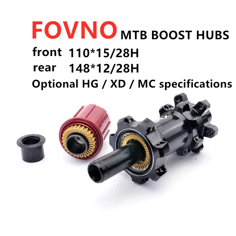 

Горный велосипед FOVNO BOOST lager MTB Nabe Schnellspanner set mozzo Della Bici 28/32H, Scheibenbremse DT SWISS 110*15/148*12