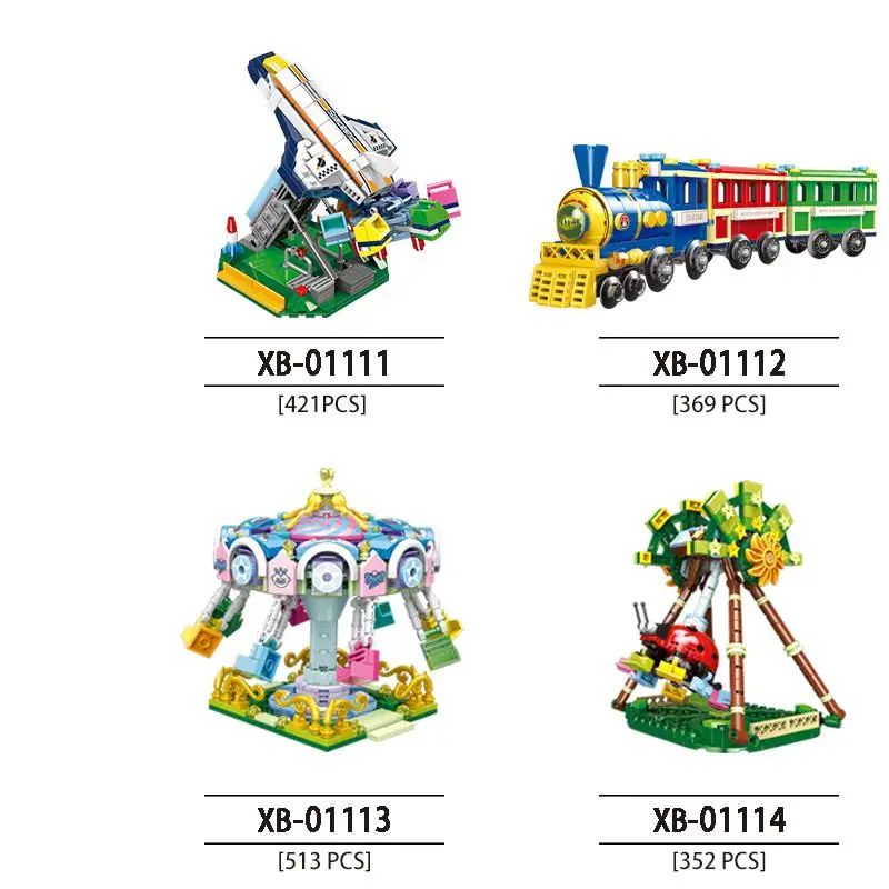 Топ сканирование строительные блоки для 421 шт дети парк развлечений adulthdoodbrick Block