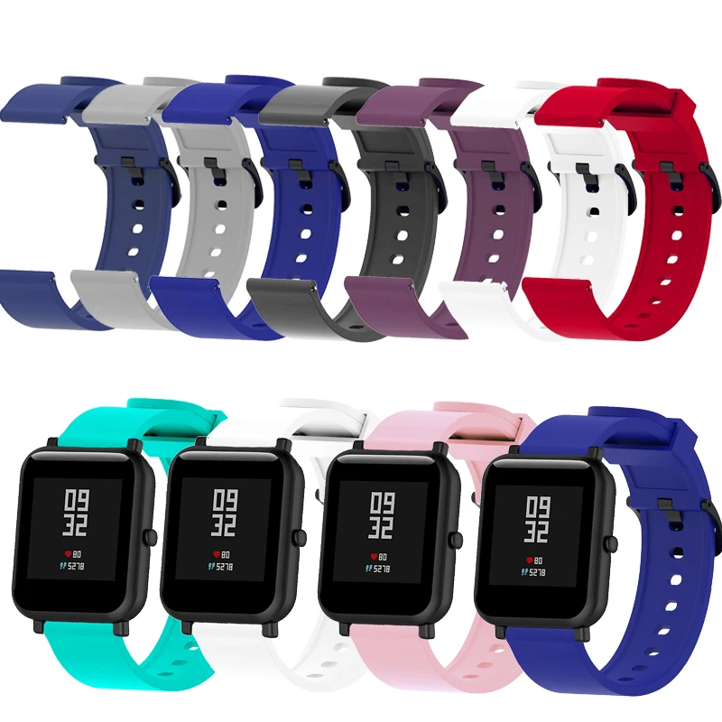 20mm Silicone Watchbands for Samsung Galaxy Watch Active 2 Bracelet Smart Watch Strap for Samsung Galaxy Watch 42mm Watch Strap