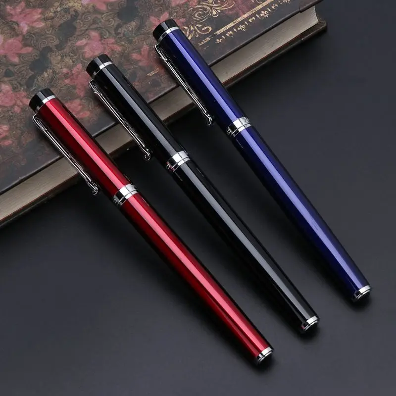 

G92E Jinhao 998 Luxury Men's Fountain Pen Business Student 0.5mm Extra Fine Nib Calligraphy Office Supplies Writing Tool