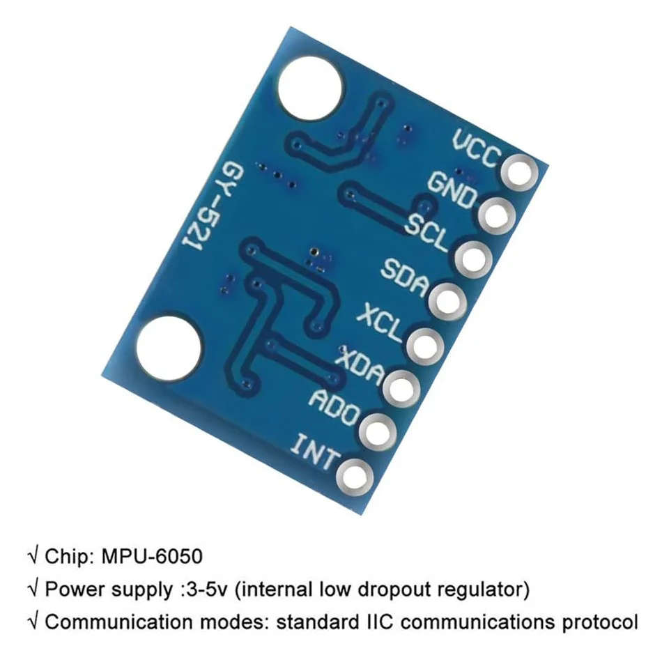 GY-521 MPU-6050 MPU6050 модуль 3 оси аналоговый гироскоп Датчики + осный акселерометр |