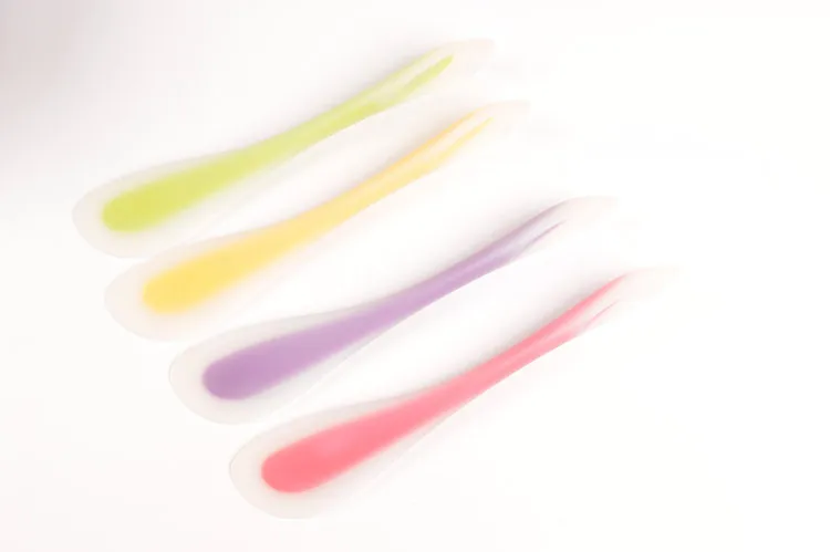 Инструменты для выпечки тортов Двойная силиконовая лопатка ложка LFGB шпатели