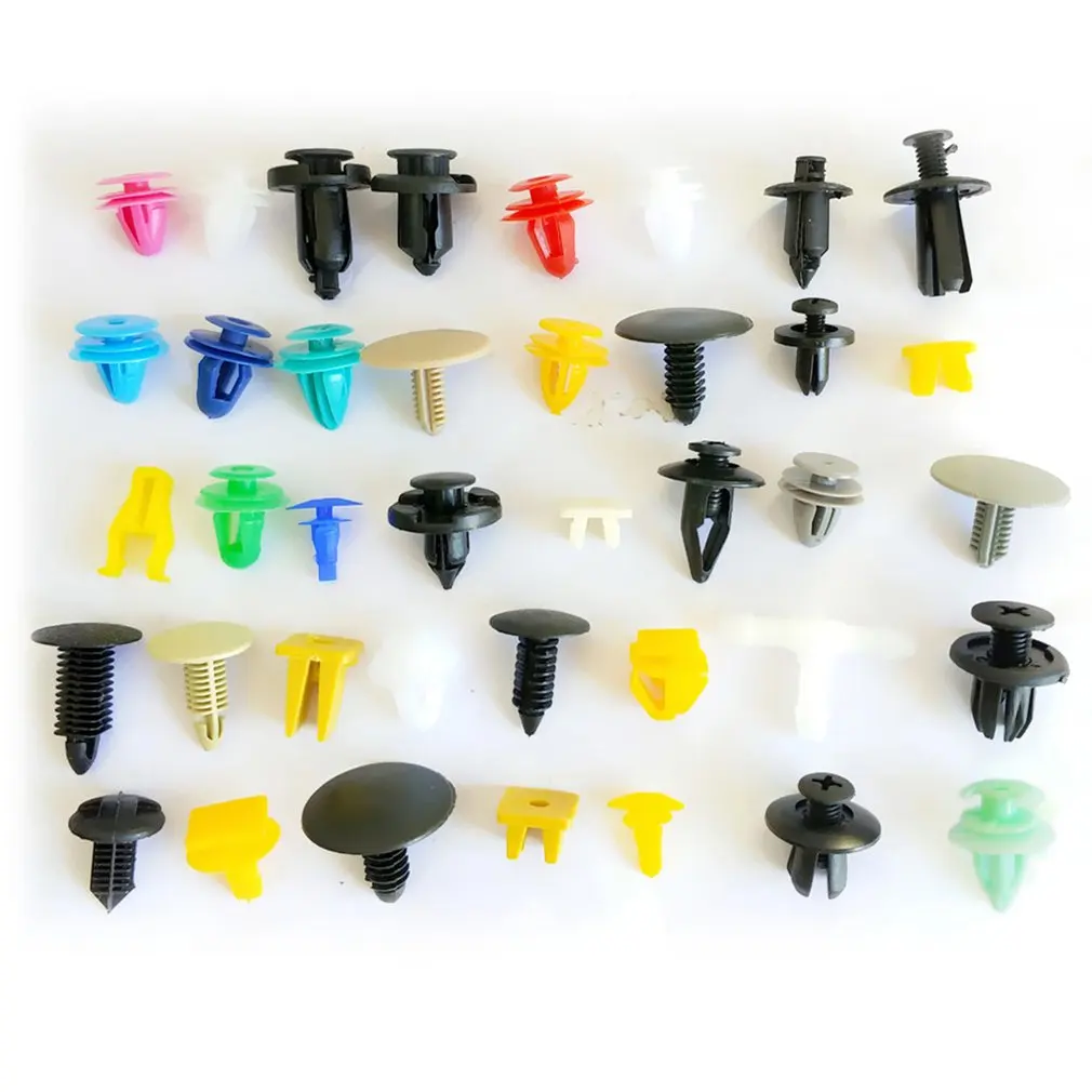 

500Pcs Push Pin Mixed Door Trim Panel Clip Retainer Fastener Bumper Rivet Trim