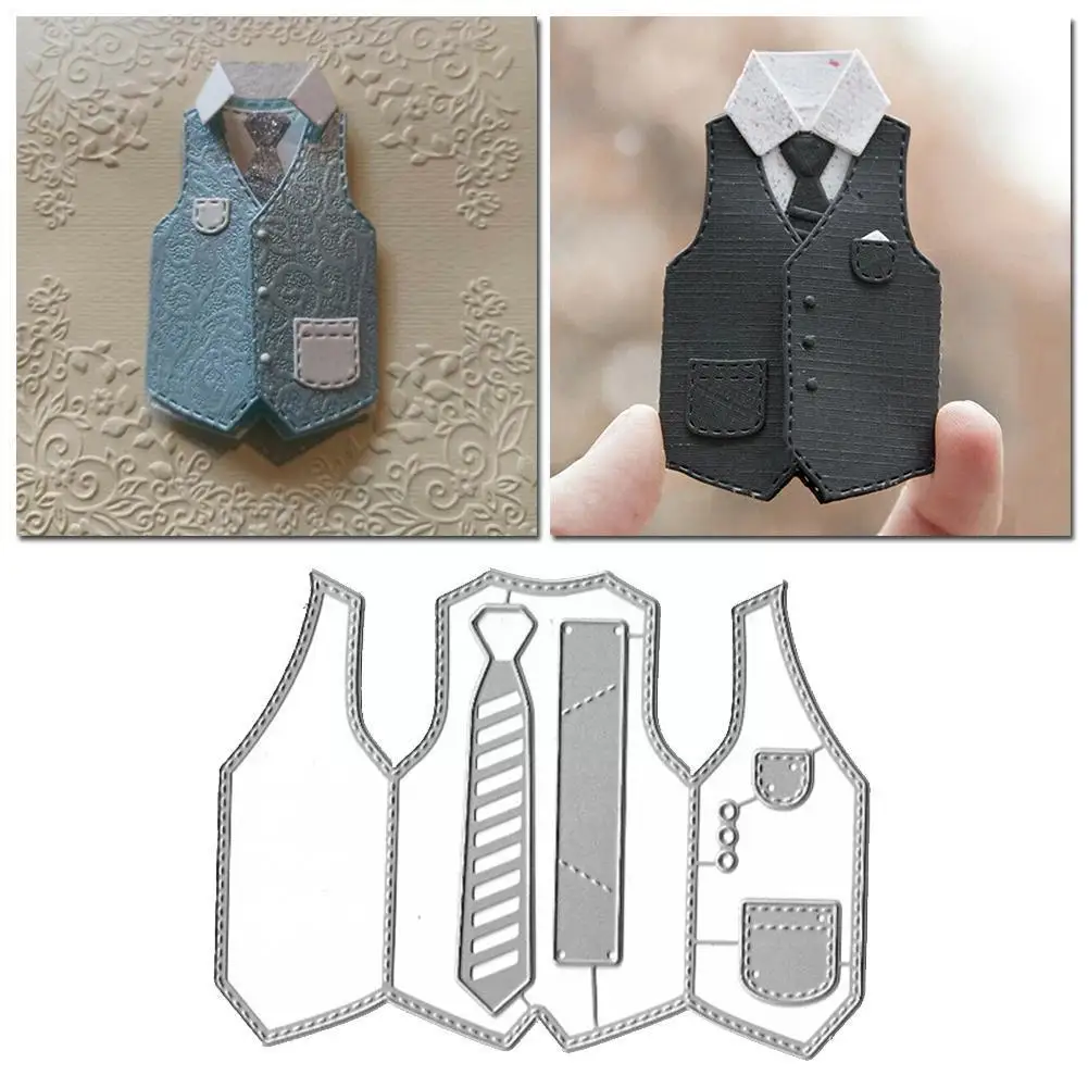 2021 Вырубные штампы в форме рубашки для рукоделия трафареты шаблоны скрапбукинг