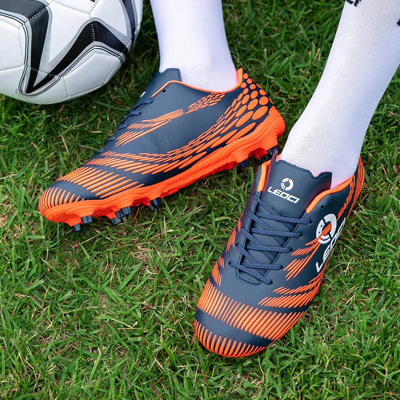 

Outdoor Pink Women's Football Shoes, Low-Top Long Nails, Broken Nails, Non-Slip, Breathable, Parent-Child Sports Shoes