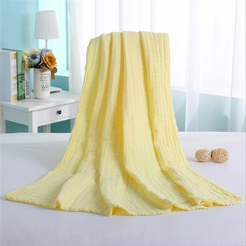 

100*130 10 Layers Multi-use Cotton Gauze Newborn Baby Products Blanket & Swaddling Wrap Blanket Sleepsack Receiving Blankets