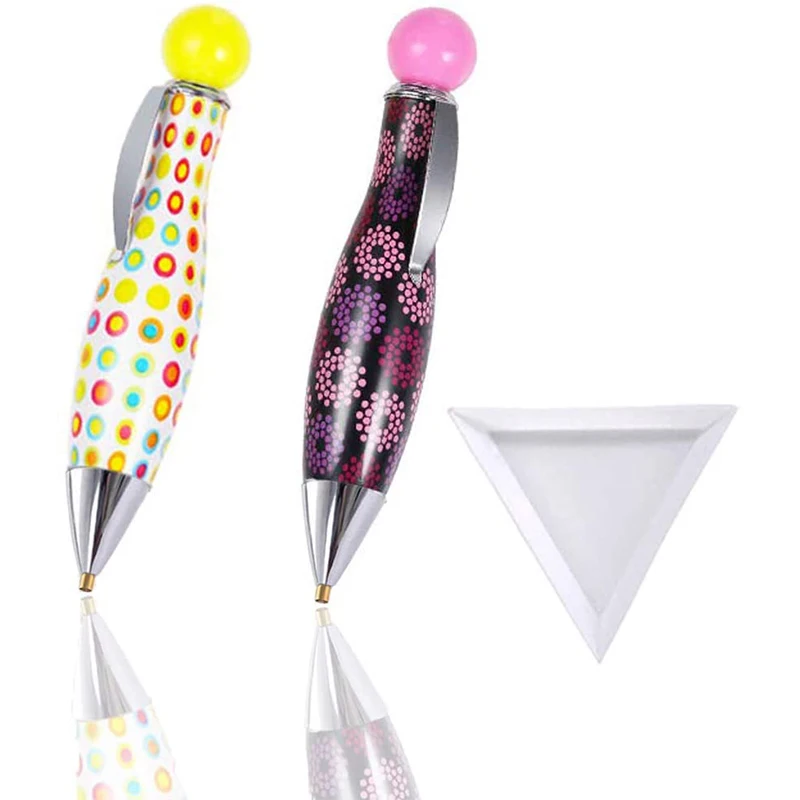 2 шт. 5D алмазная живопись дрель ручка инструменты новый дизайн милые ручки сверла