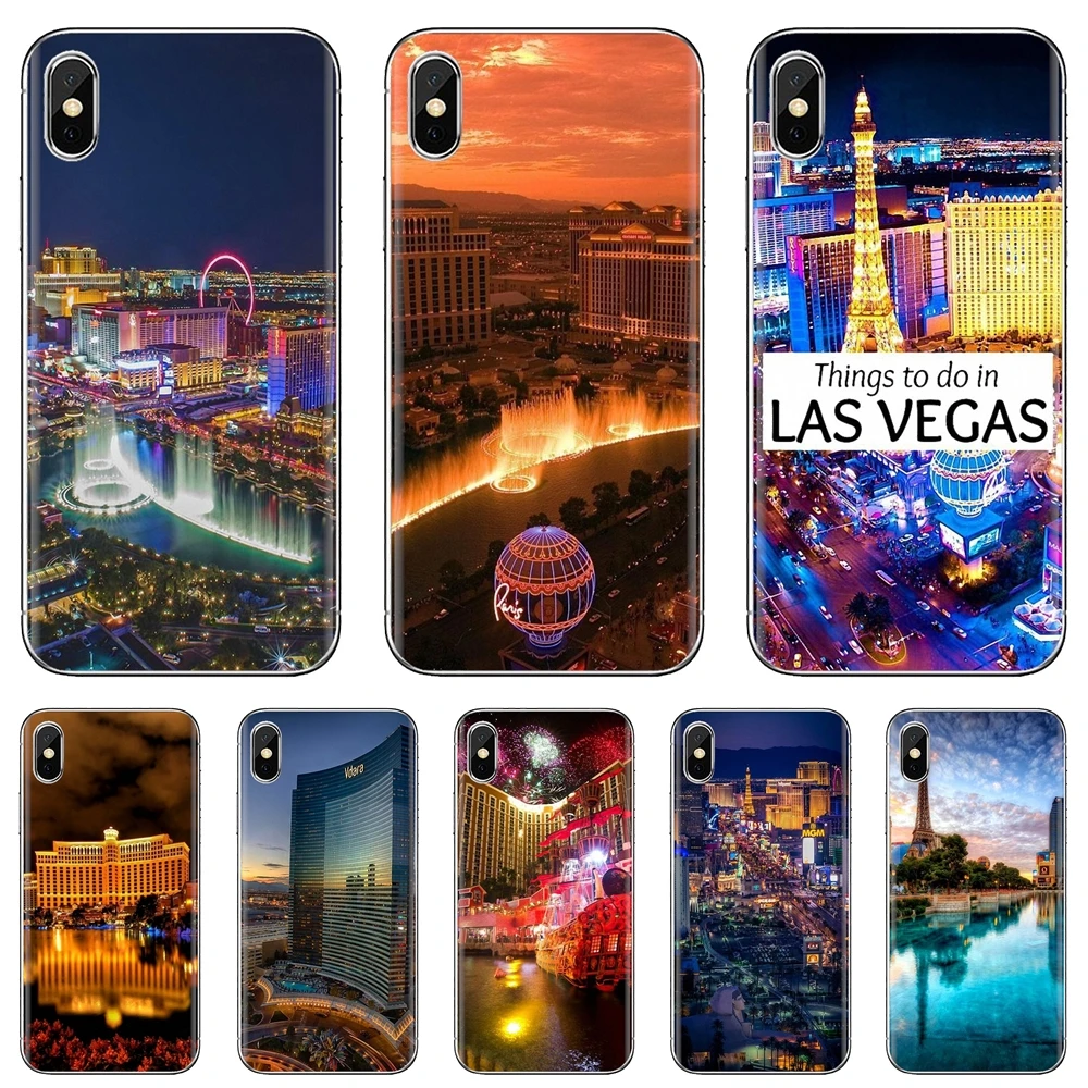 Мягкие чехлы для Huawei Nova 2 2i 3 3i Y3 Y5 Y6 Y7 Y9 Prime 2015 2016 2017 2018 2019 Лас-Вегас полоса Северная