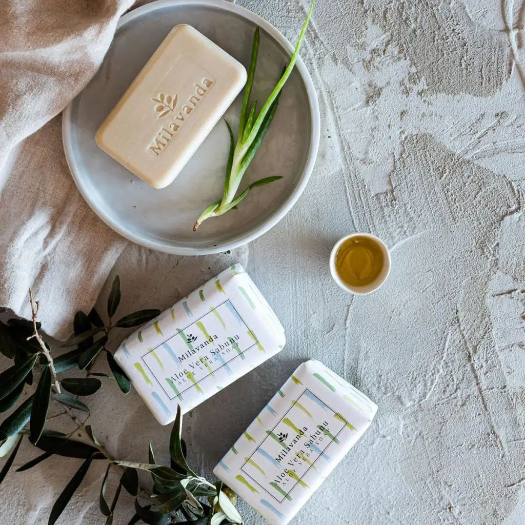 

Milavanda Aloe Vera Soap Bar Set