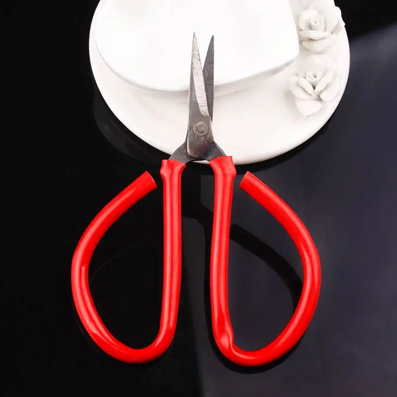 Household Red Sewing Scissors for Needlework Fabric Craft Shears Accessories Durable Vintage Dedicated Tailor`s | Дом и сад