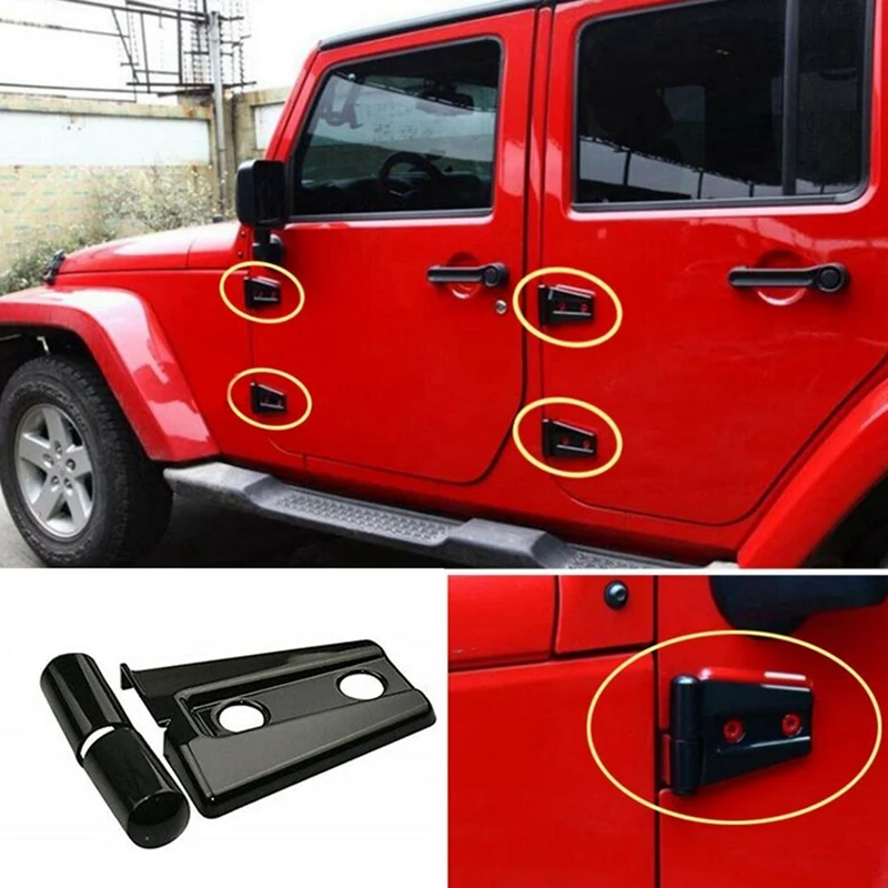 Автомобильная дверь капот двигателя петли крышки 2 детали двери для Jeep Wrangler JK 2007