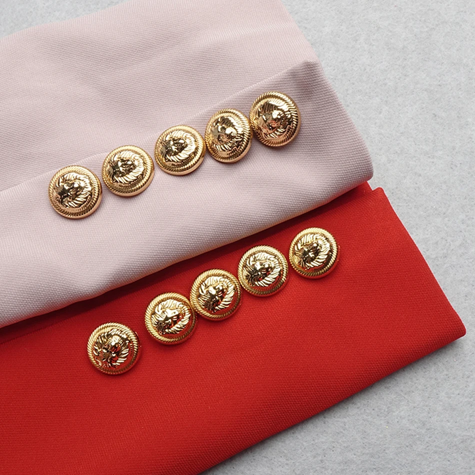 Осенне-зимний модный сексуальный женский комплект, двубортный пиджак и штаны, 2 предмета, офисные вечерние костюмы знаменитостей