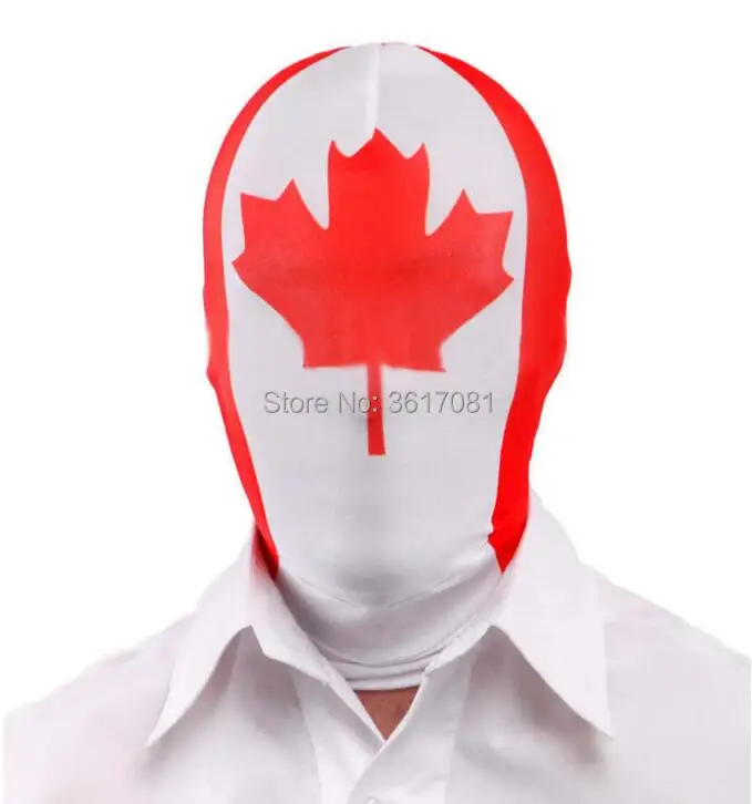 Костюм зентай унисекс с русским национальным флагом масками для Хэллоуина на