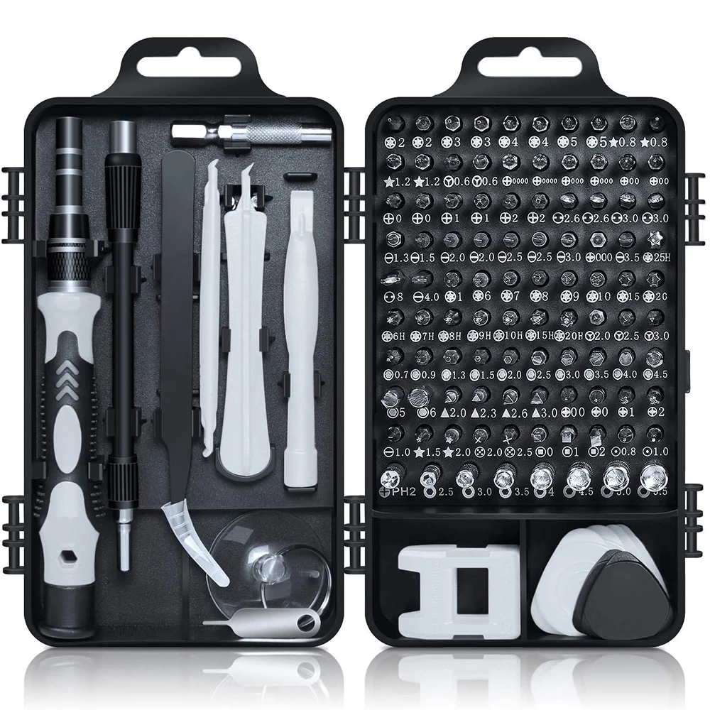 Набор прецизионных многоцелевых отверток-звездочек 115 в 1 для разборки