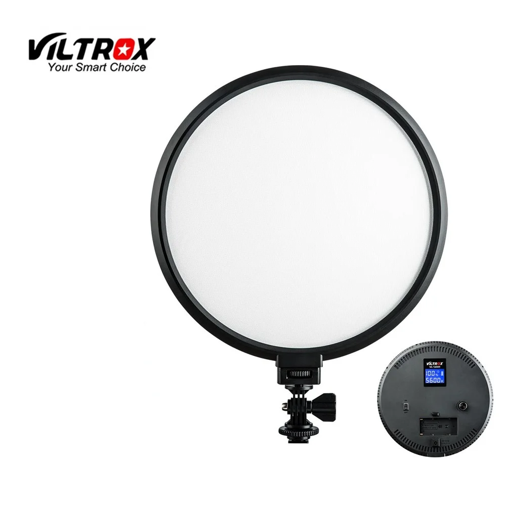 

Viltrox VL-500T 25W LED Video Studio Light Lamp Slim Bi-Color Dimmable kit Battery&charger for camera photo YouTube show Live