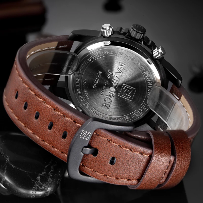 Часы наручные NAVIFORCE Мужские Цифровые спортивные брендовые Роскошные армейские