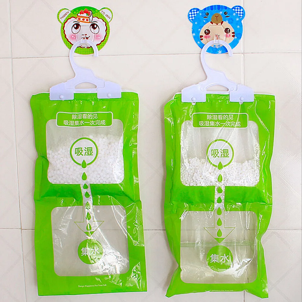 

Wardrobe Hanging Moisture Absorbent Bags Anti-Mold Desiccant Packets Closet Cabinet Dehumidifier Bag 1 pc