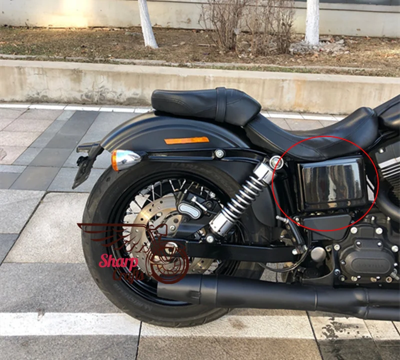 Боковые крышки аккумулятора ABS для мотоцикла-обтекатели защита Harley Dyna Fat Bob Super/Wide