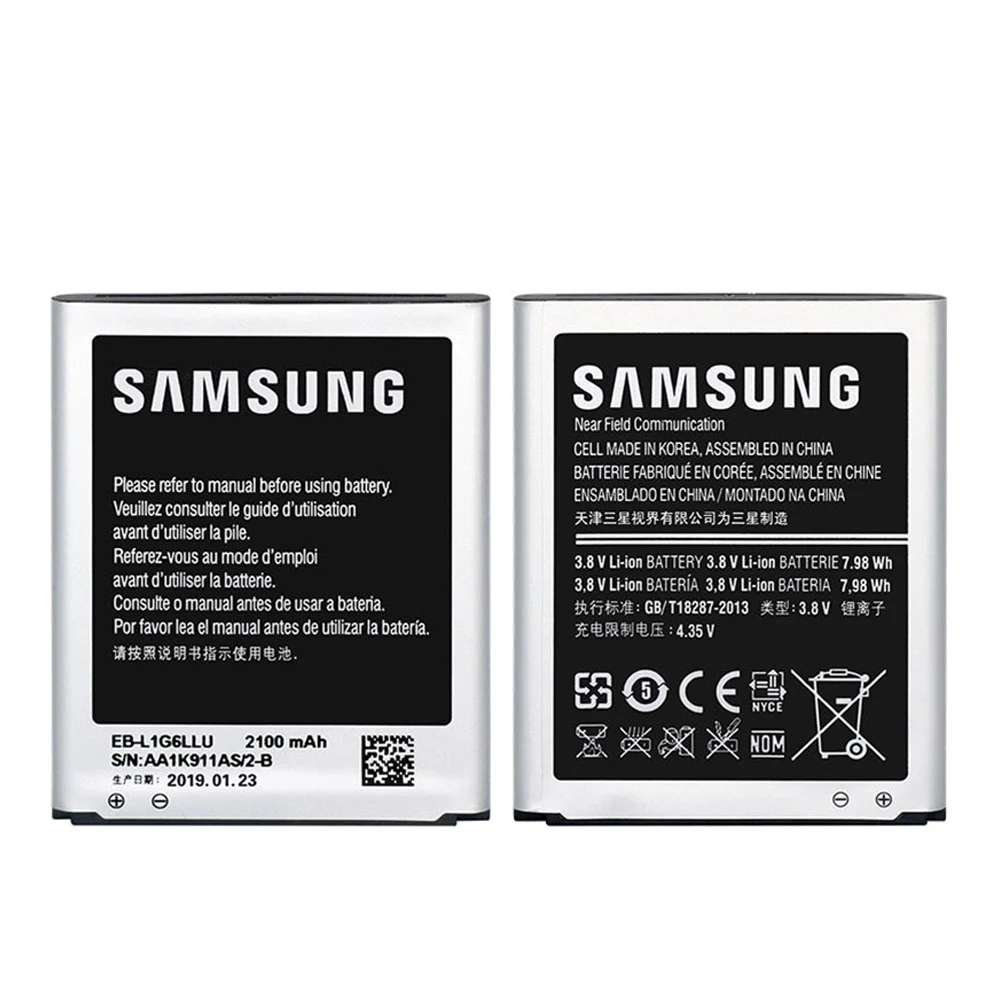 Батарея EB-L1G6LLU для samsung Galaxy S3 GT-i9300 i9305 i747 i535 T999 L710 I9300I 2100 мА/ч, настоящая Ёмкость с NFC