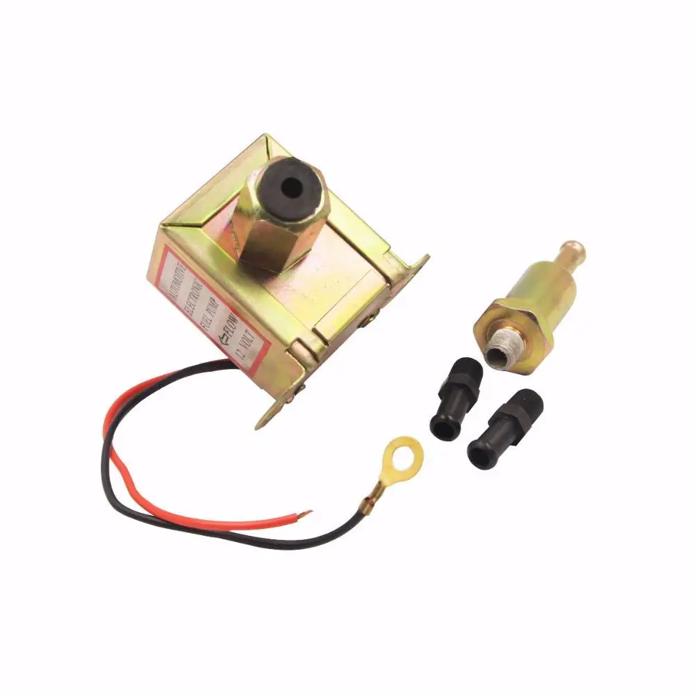 

12V Diesel Electric Fuel Pump For Ford Carburetor Facet Red Top Square 40104 40106 40107 P502 Universal Low Pressure TK-260