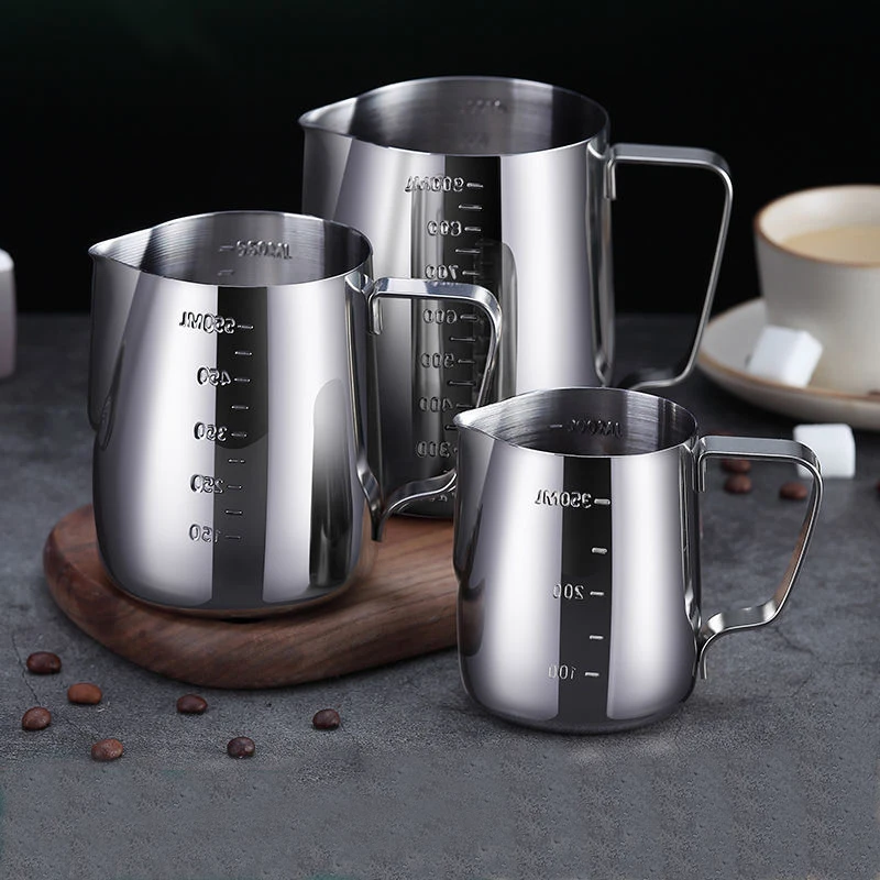 Кувшин-кувшин для вспенивания молока посуда из нержавеющей стали бариста
