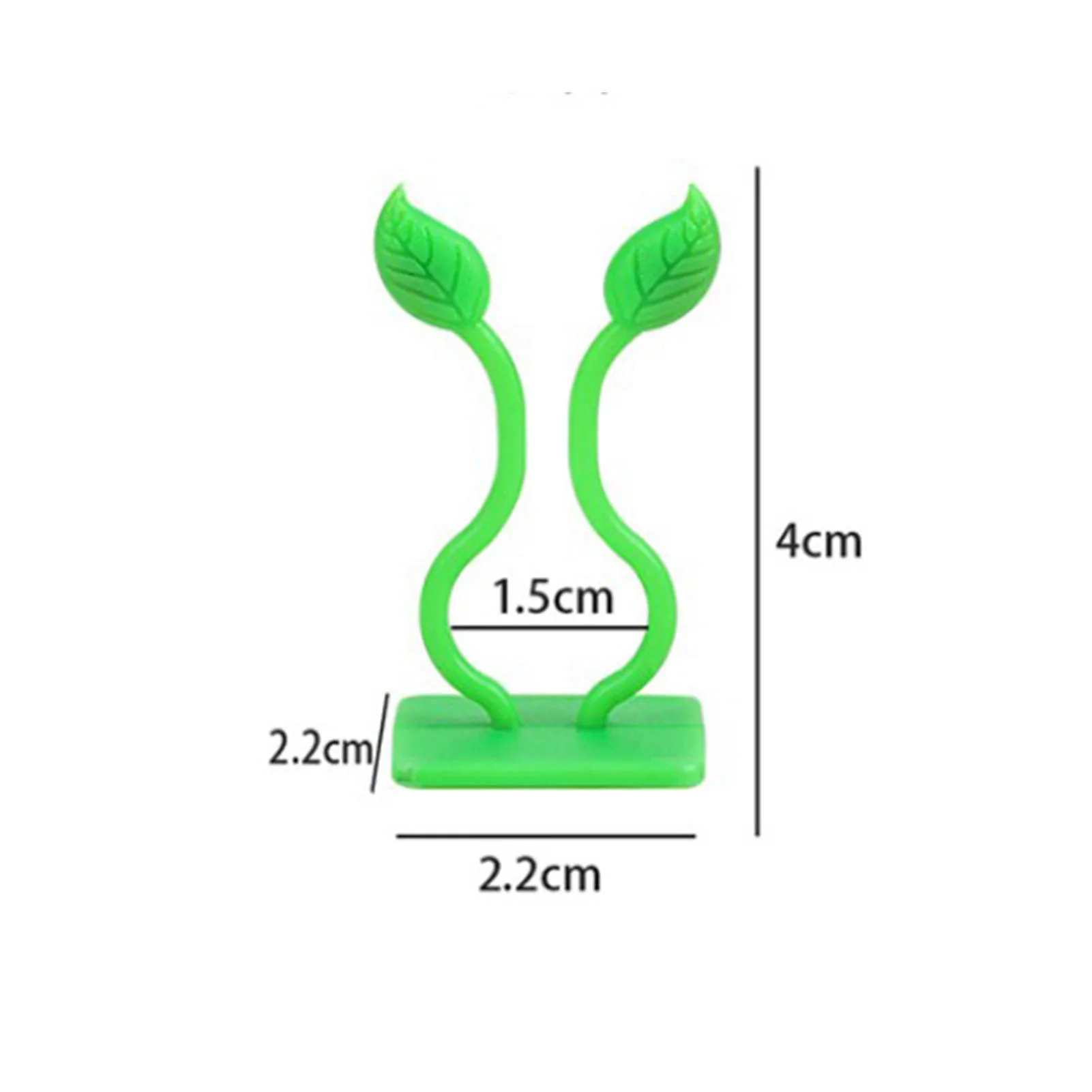 

100PCS Plant Climbing Wall Fixer Clip Self-Adhesive Vine Clamp Hook Garden Flower Rattan Fixed Buckle Plant Growth Supports