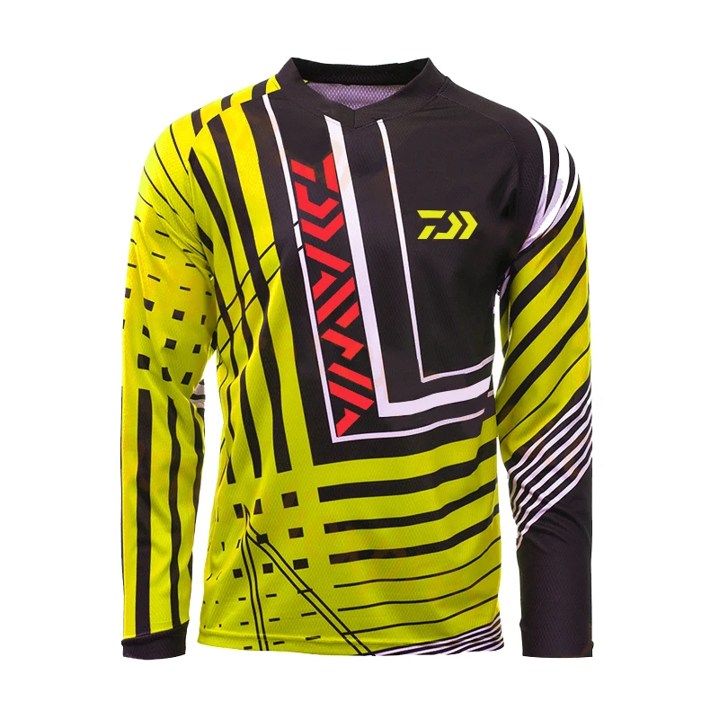 

2021 New Summer Daiwa Fishing Clothes Jersey Men Clothing Fishing Clothes Anti-UV Quick-Dry Breathable Long Sleeve Fishing Shirt