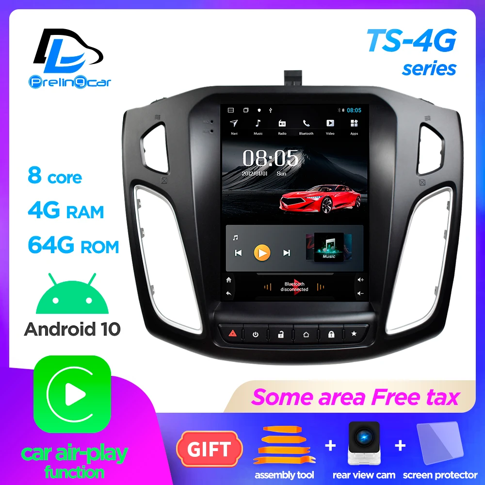 4G Lte вертикальный экран android 10 0 Автомобильный gps мультимедийный видео радиоплеер