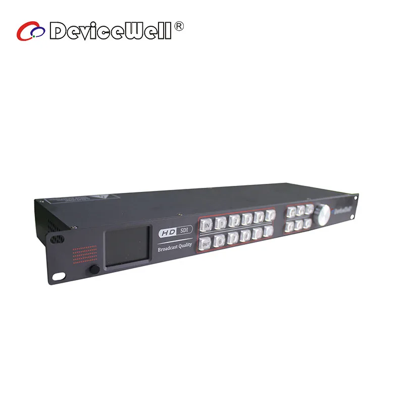 

DeviceWell SCP1508 8x8 SDI IN SDI OUT Seamless Switcher Video Matrix